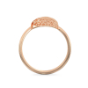 Rose Gold Ring Ficus Leaf