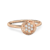 Round Form Rose Gold Ring