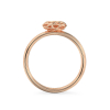 Round Form Rose Gold Ring