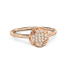 Four-Leaf Form Rose Gold Rring