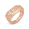 Charming Spider Web Rose Gold Ring