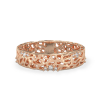 Charming Coral Ring From Rose Gold