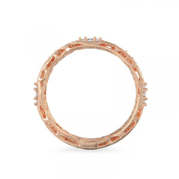 Charming Coral Ring From Rose Gold