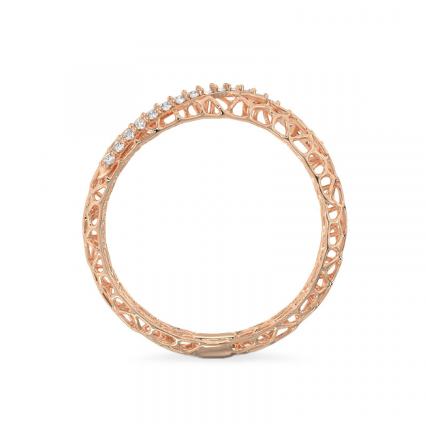 Coral Dream Ring From Rose Gold