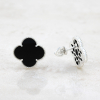 Silver Earrings  Black Clover