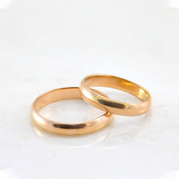  Classic Wedding Rings 4mm