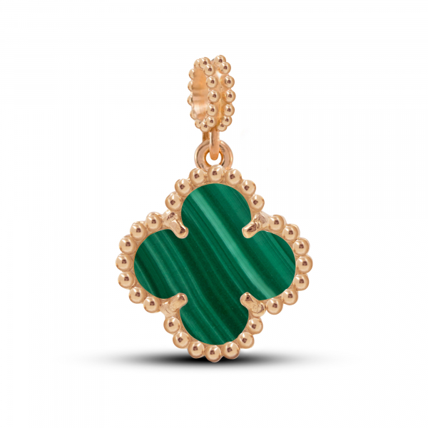 Pedant Mini Clover With Malachite