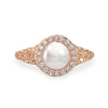 Rich Pearl Rose Gold Ring