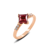 Gold Ring With Ruby