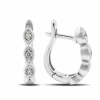 White Gold Earrings With Diamonds