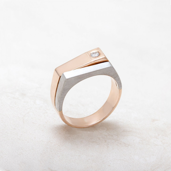 Men's Gold Mix Ring